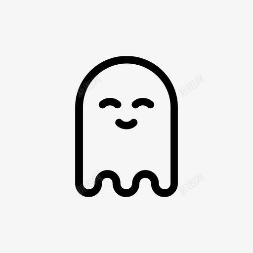 鬼游戏游戏吃豆人图标svg_新图网 https://ixintu.com 吃豆人 游戏 鬼游戏