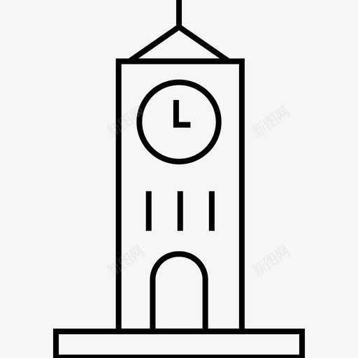 波德戈里察建筑地标图标svg_新图网 https://ixintu.com 地标 建筑 旅游 波德戈里察 纪念碑 首都世界地标线