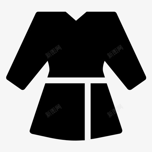婴儿摇滚衣服女孩图标svg_新图网 https://ixintu.com 女孩 婴儿摇滚 时尚和衣服字形 派对 衣服