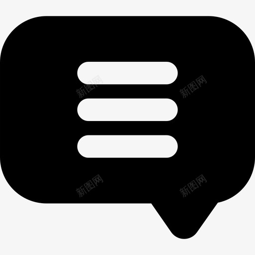 语音泡泡界面基本用户界面图标svg_新图网 https://ixintu.com 基本用户界面 界面 语音泡泡