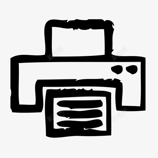 打印机计算机硬件图标svg_新图网 https://ixintu.com 打印机 技术 服务 硬件 草图 计算机 软件