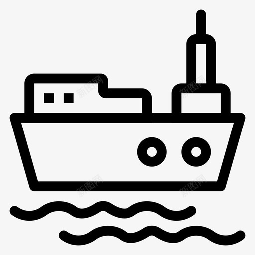 船舶汽车物流图标svg_新图网 https://ixintu.com 旅行 汽车 物流 船舶 车辆 运输 运输线路图标