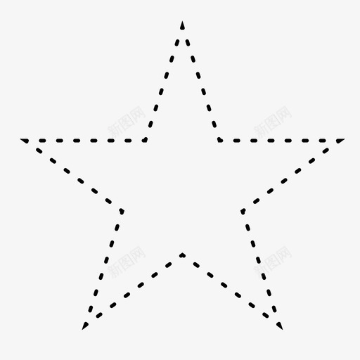 点星图标svg_新图网 https://ixintu.com 点星