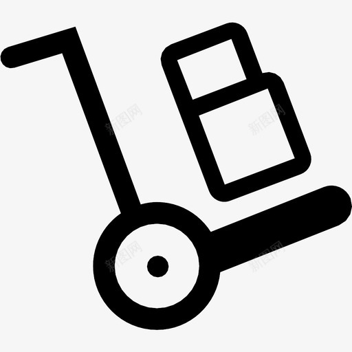 打包工具盒子发送图标svg_新图网 https://ixintu.com 发送 打包工具 盒子