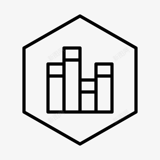 条形图分析业务图标svg_新图网 https://ixintu.com 业务 分析 图表 条形图 统计