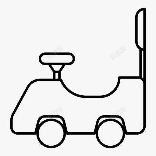 汽车玩具图标svg_新图网 https://ixintu.com 汽车 玩具
