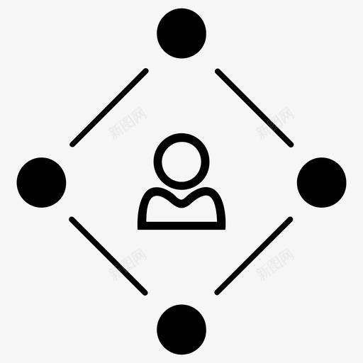 社区相关群体人员图标svg_新图网 https://ixintu.com 人员 团队 相关群体 社区