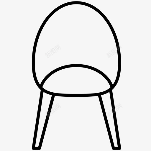 椅子扶手椅家具图标svg_新图网 https://ixintu.com 家具 家居 扶手椅 椅子 椅子收藏