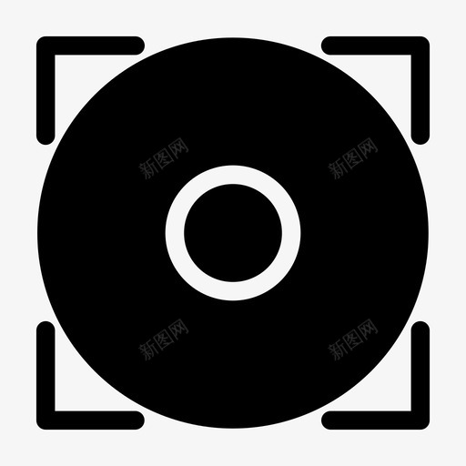 十字准线相机对焦对焦图标svg_新图网 https://ixintu.com 十字准线 图像对焦 对焦 目标 相机对焦