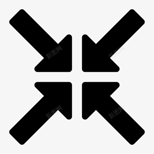 集合点人群点集合箭头图标svg_新图网 https://ixintu.com 人群点 集合点 集合箭头