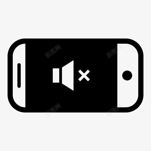 智能手机音量静音横向智能手机横向图标svg_新图网 https://ixintu.com 智能手机横向 智能手机音量静音 横向