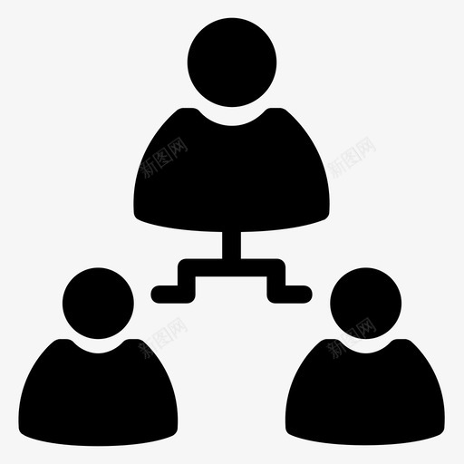 组业务成功图标svg_新图网 https://ixintu.com 业务 团队 成功 教育字形图标第一卷 用户 组