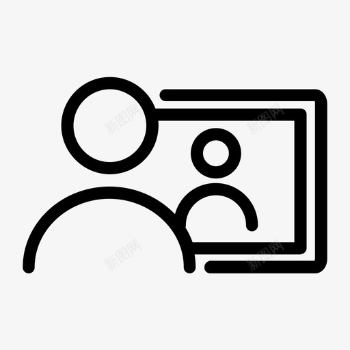 视频讲座教育在线学习图标svg_新图网 https://ixintu.com 在线学习 学校 教育 视频讲座