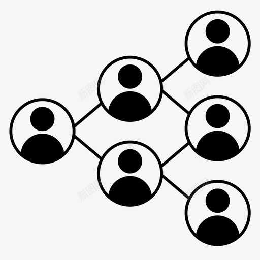 连接社区全球图标svg_新图网 https://ixintu.com 全球 垃圾邮件 病毒性 社区 连接