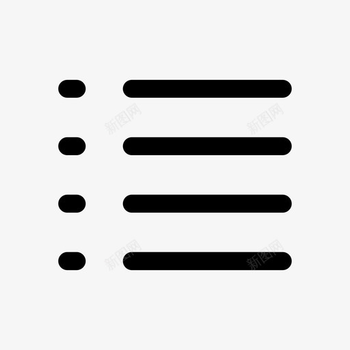 列表列表项列出图标svg_新图网 https://ixintu.com 列出 列表 列表项 待办事项列表 无序列表