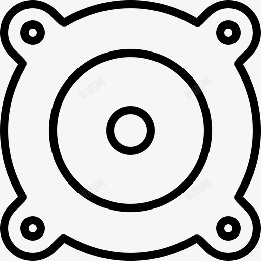 subwoofersvg_新图网 https://ixintu.com subwoofer