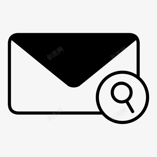 电子邮件搜索电子邮件查找收件箱图标svg_新图网 https://ixintu.com 收件箱 电子邮件搜索 电子邮件查找 邮件