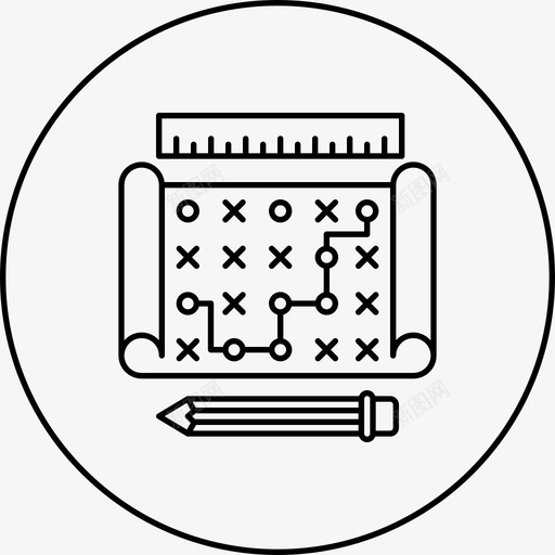 战略业务目标图标svg_新图网 https://ixintu.com 业务 业务术语 战略 目标 计划