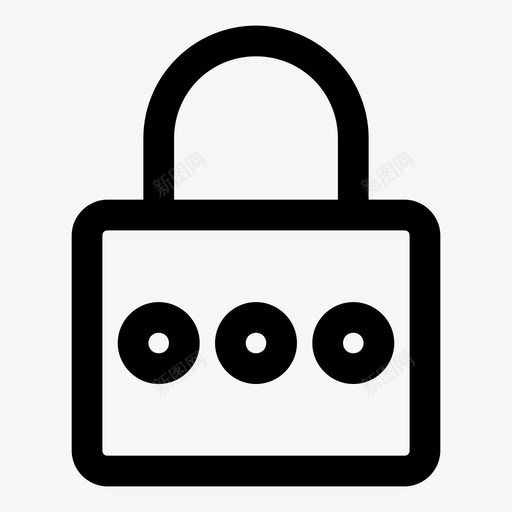 安全密码访问保持图标svg_新图网 https://ixintu.com 保持 安全 安全密码 访问 货币关闭 锁定