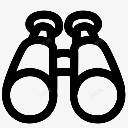 双筒望远镜狩猎瞄准图标svg_新图网 https://ixintu.com 双筒望远镜 杂项轮廓 查看 狩猎 瞄准 缩放