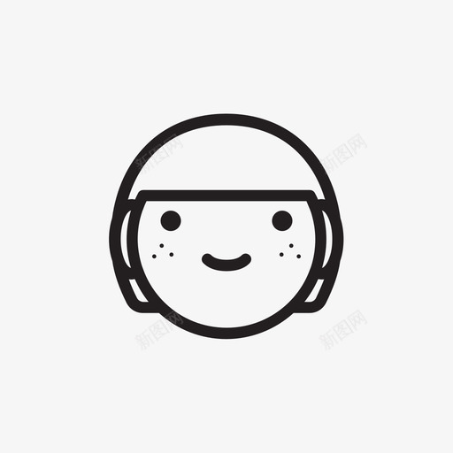 女儿快乐少年图标svg_新图网 https://ixintu.com 女儿 家庭面孔 少年 快乐