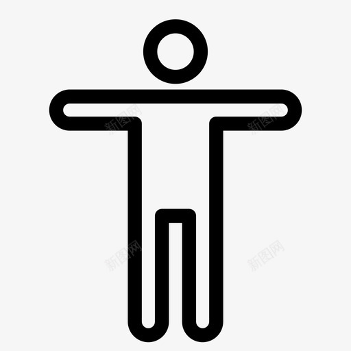 无障碍健康人体图标svg_新图网 https://ixintu.com 人 人体 健康 功能 无障碍