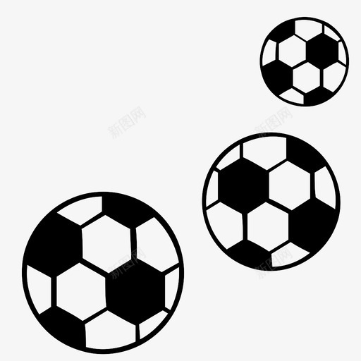 球足球图标svg_新图网 https://ixintu.com 球 足球