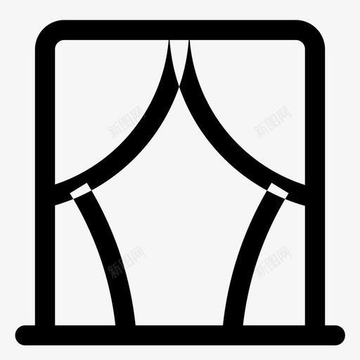 家电_窗帘svg_新图网 https://ixintu.com 家电_窗帘
