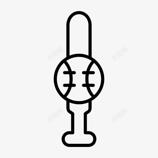 棒球比赛运动图标svg_新图网 https://ixintu.com 棒球 比赛 运动