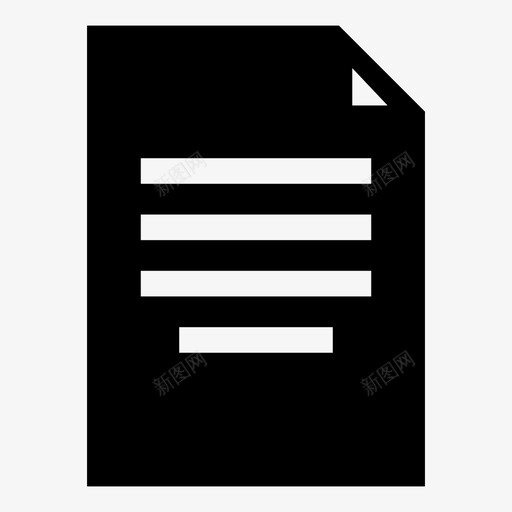 模板对齐居中对齐图标svg_新图网 https://ixintu.com 对齐 居中对齐 文本 模板 模板对齐 纸张
