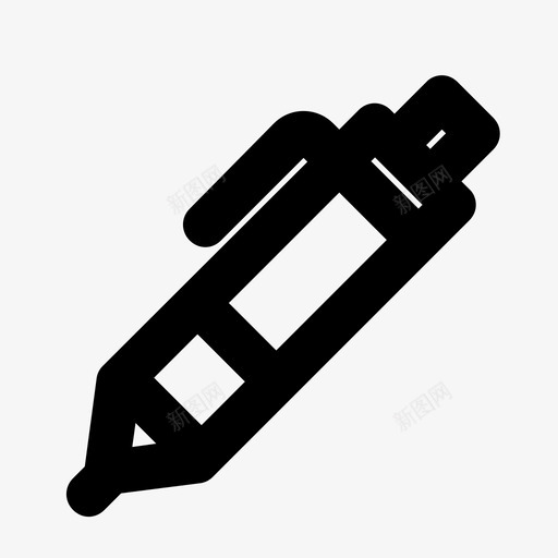 笔编辑铅笔图标svg_新图网 https://ixintu.com 作家 写作 笔 编辑 铅笔