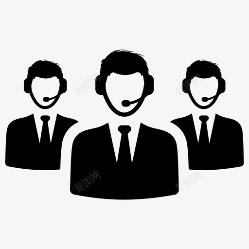 联系我们交谈客户支持图标svg_新图网 https://ixintu.com 交谈 团队合作 客户支持 联系我们