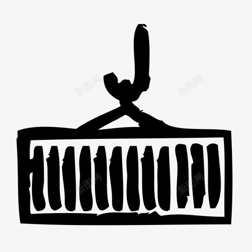 集装箱运输交付图标svg_新图网 https://ixintu.com 交付 包裹 概述 物流 运输 集装箱