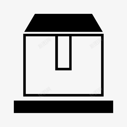 包装箱子板条箱图标svg_新图网 https://ixintu.com 仓库 包装 服务 板条箱 箱子 运输