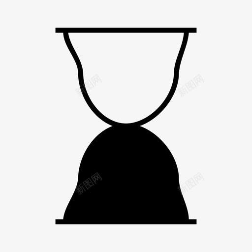 沙漏装载时间图标svg_新图网 https://ixintu.com 时间 沙漏 等待 装载