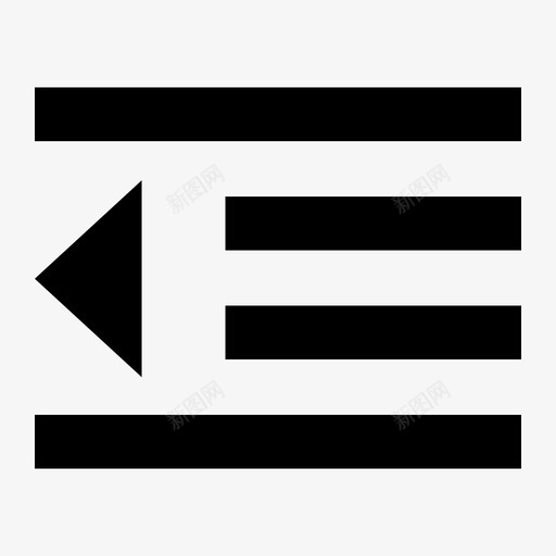 收回侧拉栏svg_新图网 https://ixintu.com 收回侧拉栏