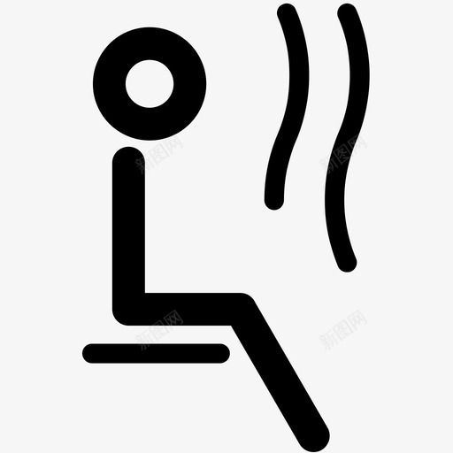坐着svg_新图网 https://ixintu.com 坐着