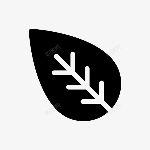 叶生态绿色图标svg_新图网 https://ixintu.com 叶 生态 绿色 自然 自然图标