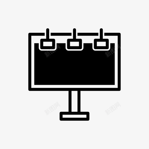 广告牌广告横幅图标svg_新图网 https://ixintu.com 广告 广告牌 横幅