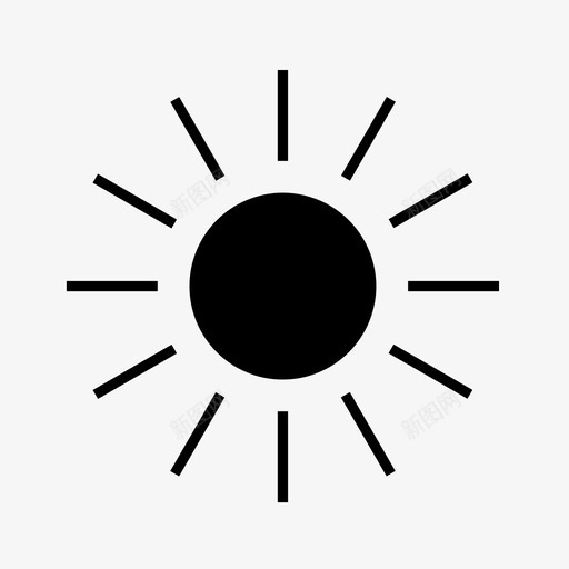 太阳光天空图标svg_新图网 https://ixintu.com 光 天空 太阳 太阳光 星星