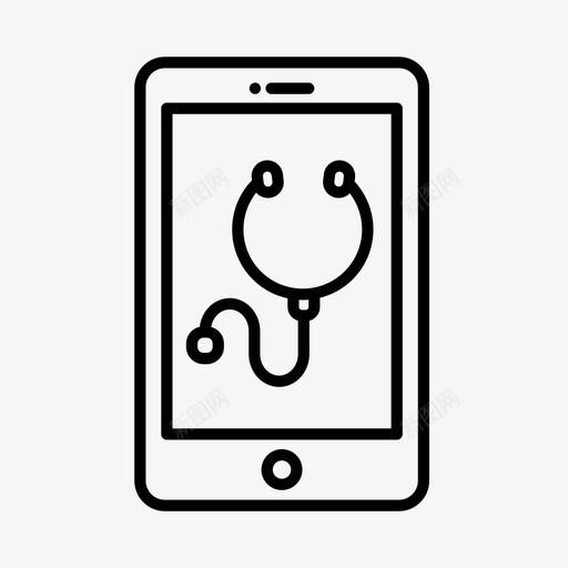 打电话给医生健康保健图标svg_新图网 https://ixintu.com 保健 健康 医疗 医院 手机 打电话给医生