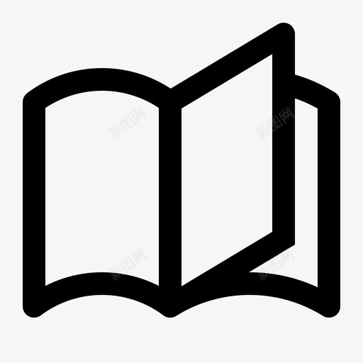 书籍教育知识图标svg_新图网 https://ixintu.com 书籍 学习 学校线图标 开卷 教育 知识 课本