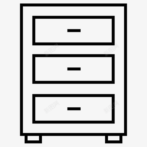 家具床沙发图标svg_新图网 https://ixintu.com 家 家具 家具3 床 抽屉 沙发