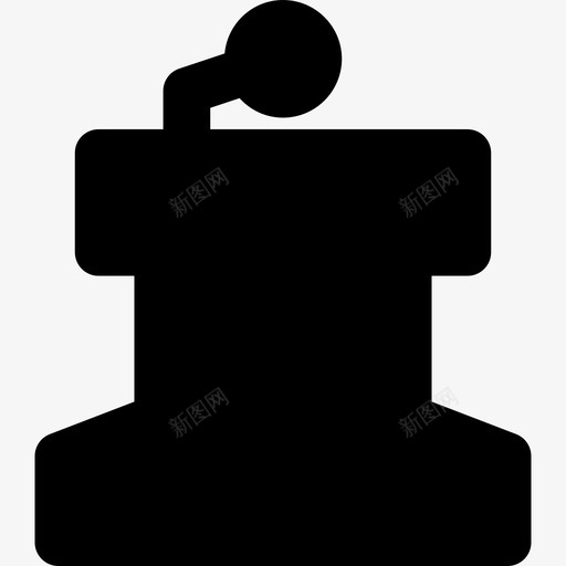 展示台商务学习图标svg_新图网 https://ixintu.com 商务 学习 展示台
