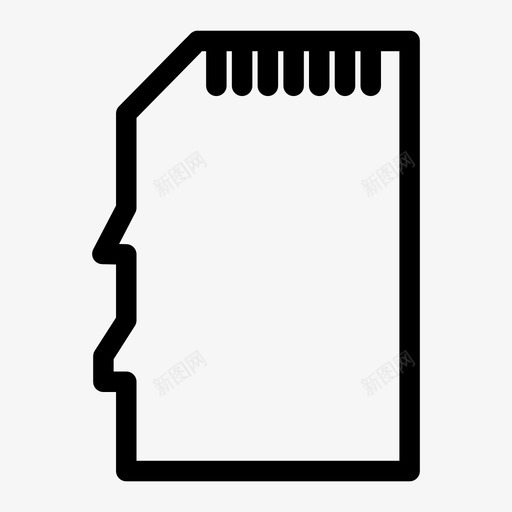 sim卡卡图标svg_新图网 https://ixintu.com sim卡 卡