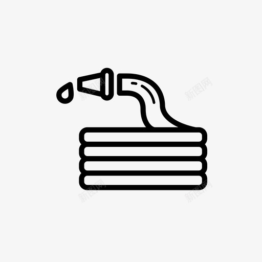 水带注射garden03图标svg_新图网 https://ixintu.com garden03 水带 注射