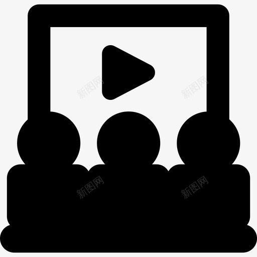 电影院座位学习图标svg_新图网 https://ixintu.com 学习 电影院座位
