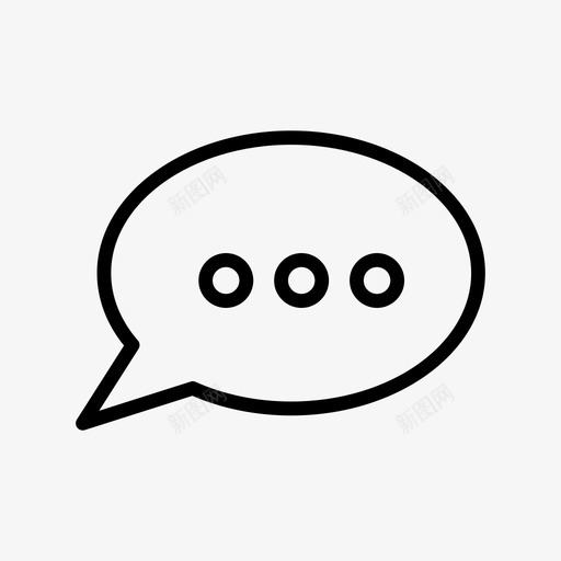 泡泡聊天聊天留言图标svg_新图网 https://ixintu.com 泡泡聊天 留言 聊天 语音泡泡