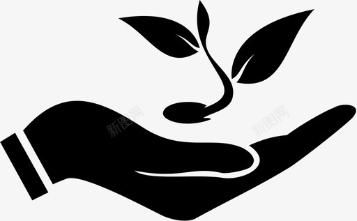 拯救自然园艺绿化图标svg_新图网 https://ixintu.com 园艺 嫩芽 拯救自然 种植 绿化 育苗