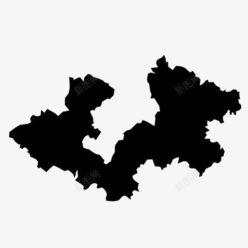 萨格勒布县克罗地亚地图图标svg_新图网 https://ixintu.com 克罗地亚 克罗地亚县 地图 萨格勒布县